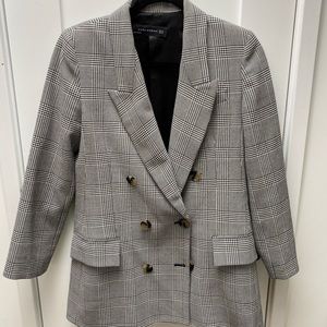 Zara plaid Blazer XS